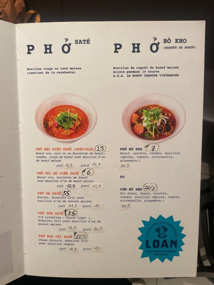 Loan (ex. Asian Soupe) - Menu Image 1